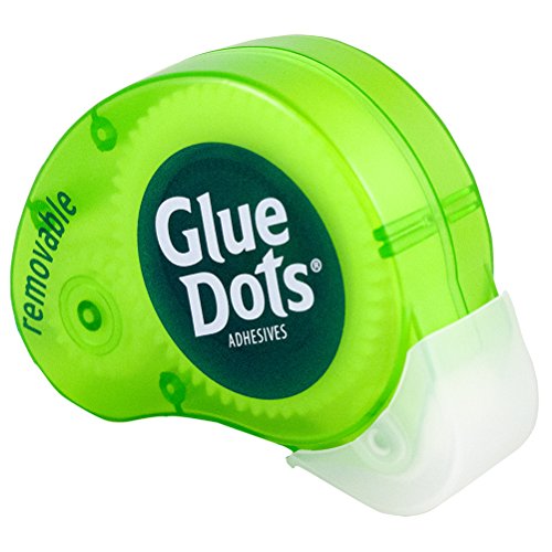 Dispensador Glue Dots Removible Dot N' Go con 200 Puntos Adhesivos Removibles (.375 Pulgadas) (03670A)