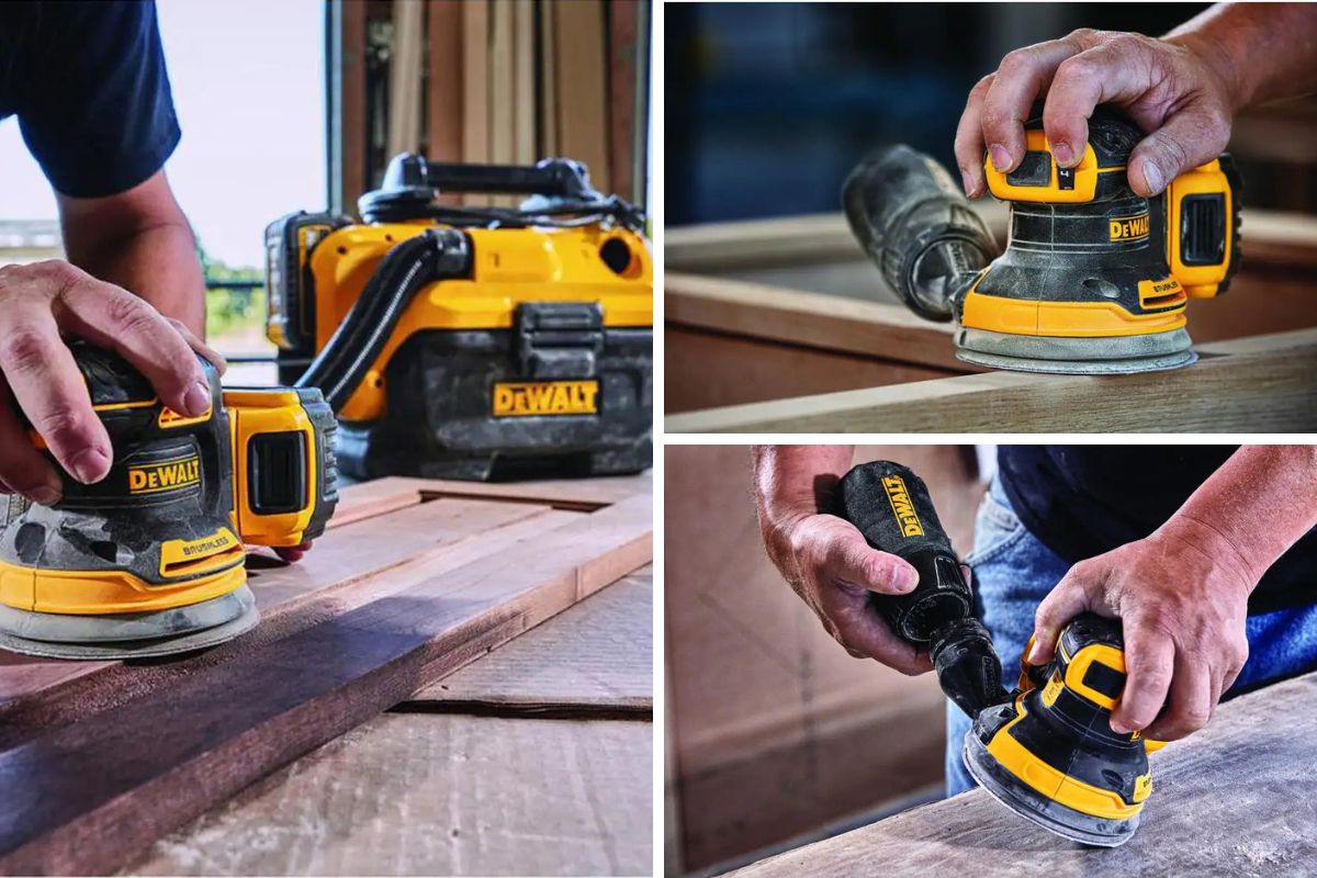 Lijadora Orbital Aleatoria DeWalt 20V MAX XR de 5 pulgadas sin escobillas y sin cable