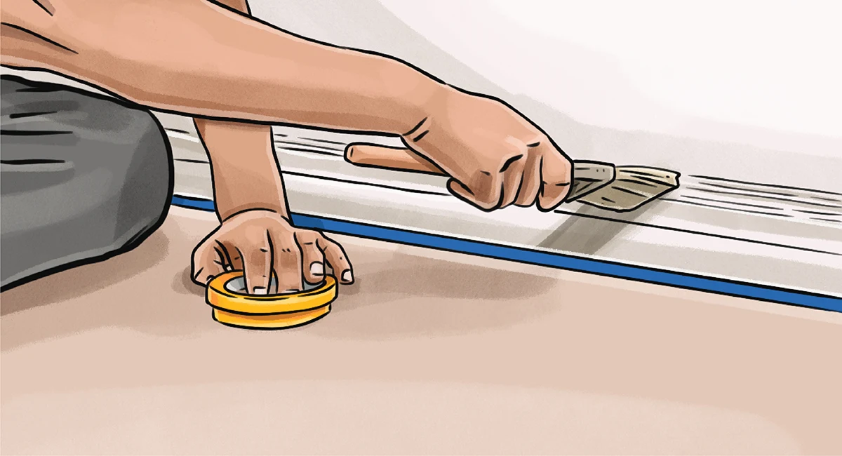 Cómo pintar zócalos con moqueta - Paso 3: Elige tu método de pintura