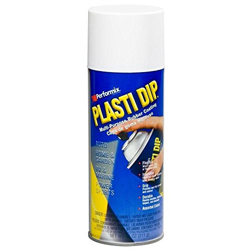 Plasti Dip (11207-6) Revestimiento Multiusos de Caucho Sintético Blanco Bote de Spray de 11 oz