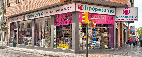 Hipopótamo Pinturas Decoración