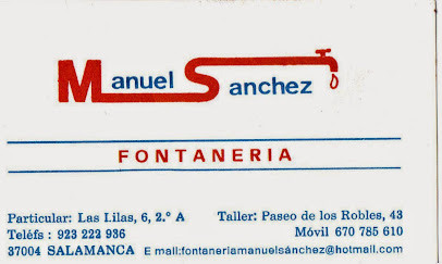 Fontanería Manuel Sánchez - Opiniones